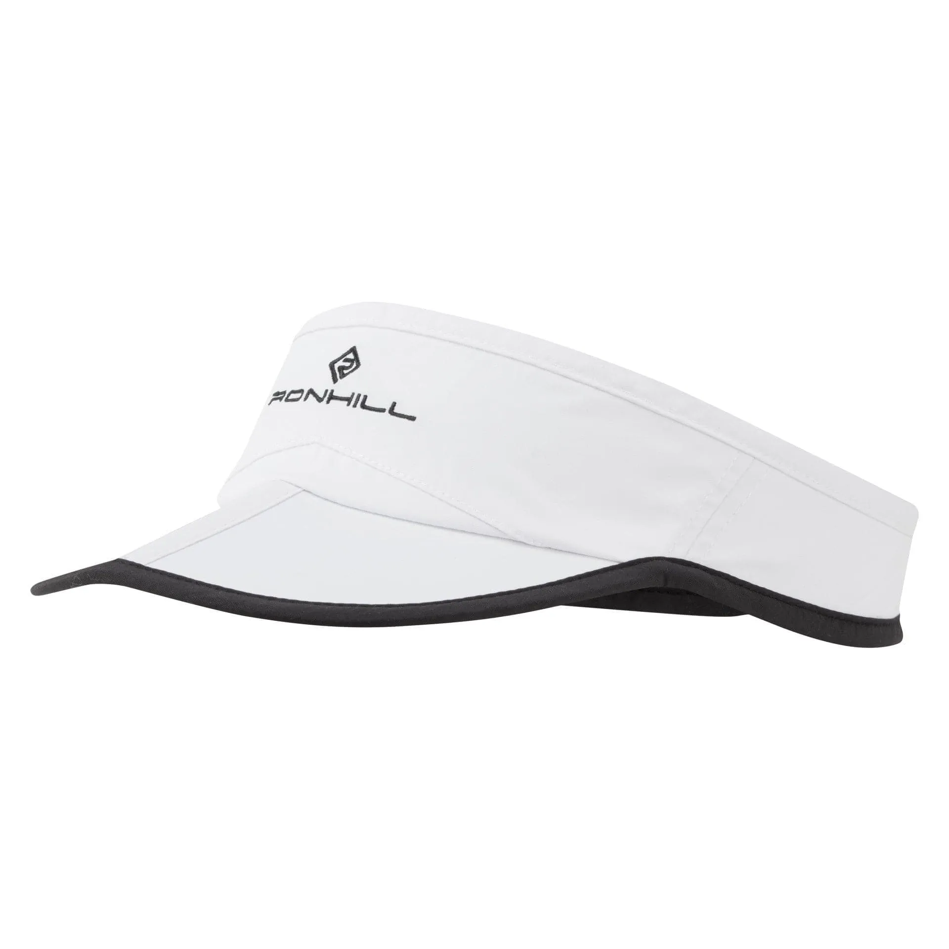 Ronhill Sun Vizor - Bright White/Black - One Size