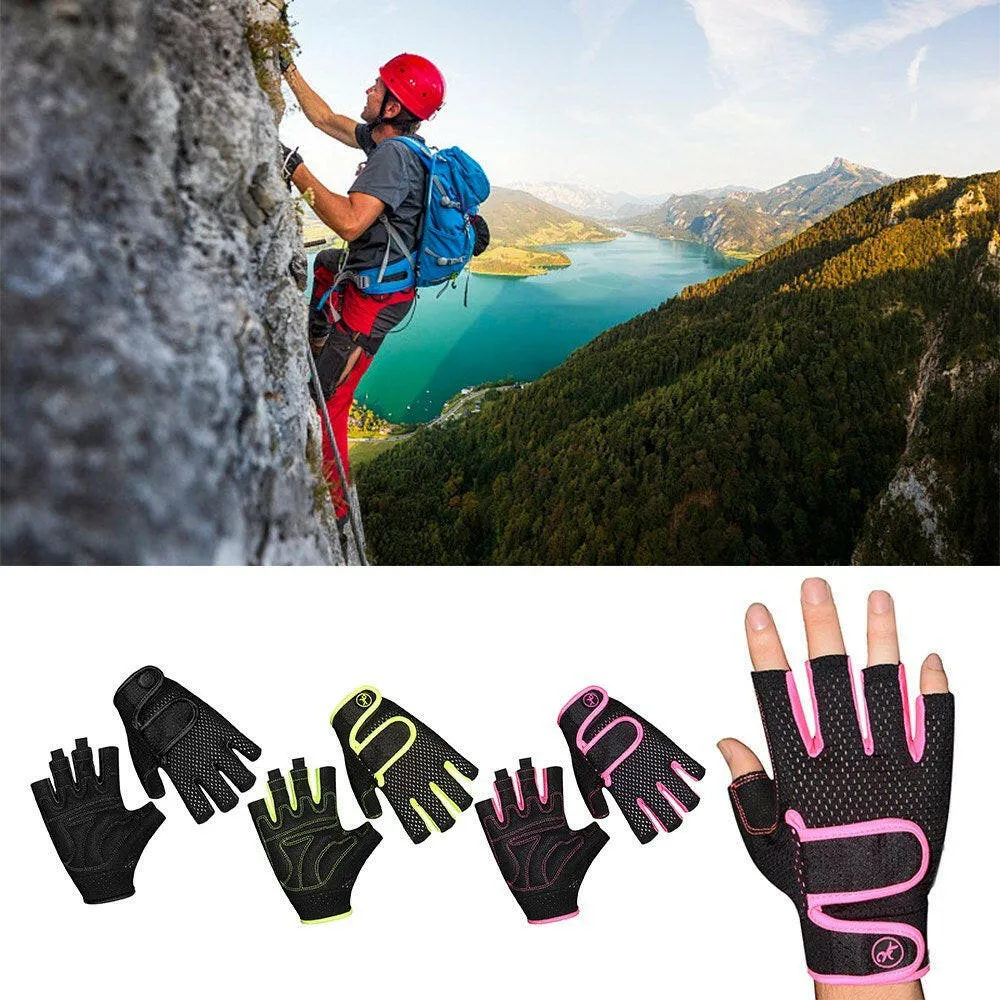 Sailing Gloves 3/4 Short Finger Cycling Mountain Bike Bicycle Gloves for Men and Women Fishing Kayaking Paddling Sailing Workout Gloves
