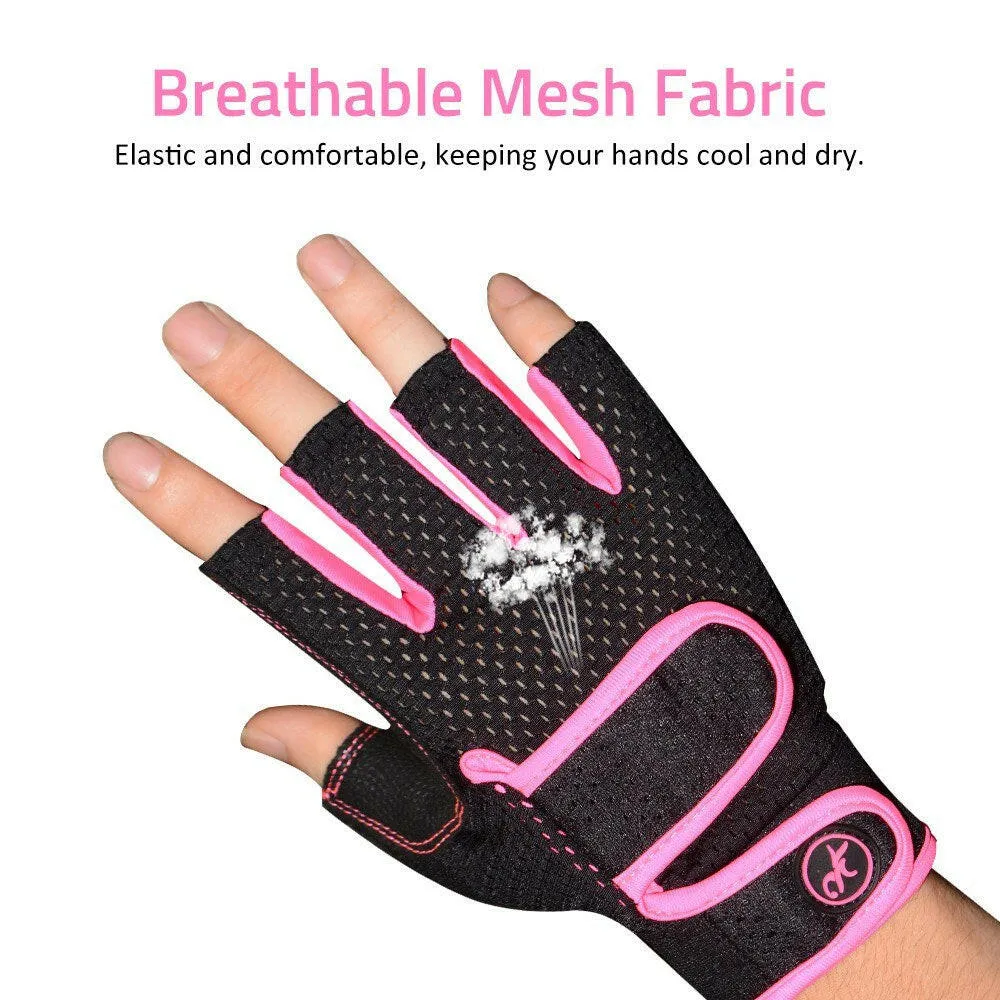 Sailing Gloves 3/4 Short Finger Cycling Mountain Bike Bicycle Gloves for Men and Women Fishing Kayaking Paddling Sailing Workout Gloves