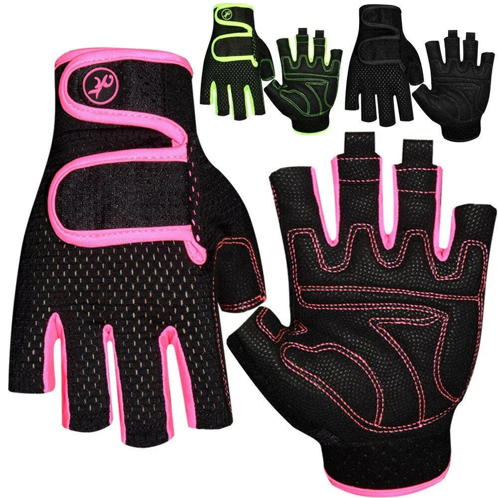 Sailing Gloves 3/4 Short Finger Cycling Mountain Bike Bicycle Gloves for Men and Women Fishing Kayaking Paddling Sailing Workout Gloves