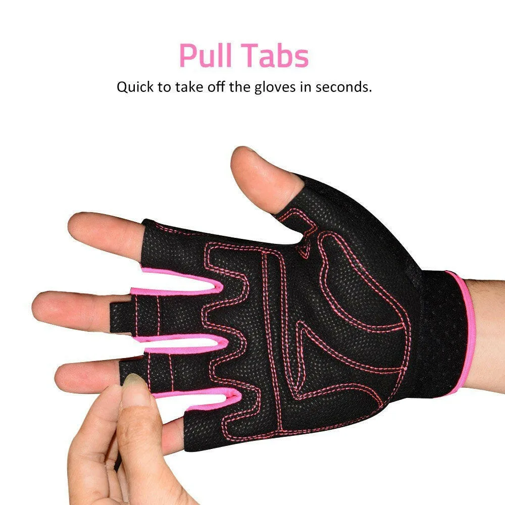 Sailing Gloves 3/4 Short Finger Cycling Mountain Bike Bicycle Gloves for Men and Women Fishing Kayaking Paddling Sailing Workout Gloves