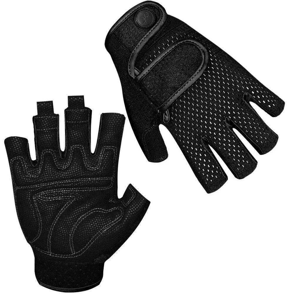Sailing Gloves 3/4 Short Finger Cycling Mountain Bike Bicycle Gloves for Men and Women Fishing Kayaking Paddling Sailing Workout Gloves