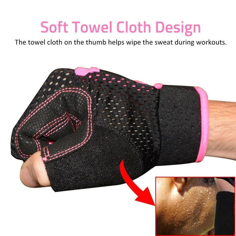 Sailing Gloves 3/4 Short Finger Cycling Mountain Bike Bicycle Gloves for Men and Women Fishing Kayaking Paddling Sailing Workout Gloves