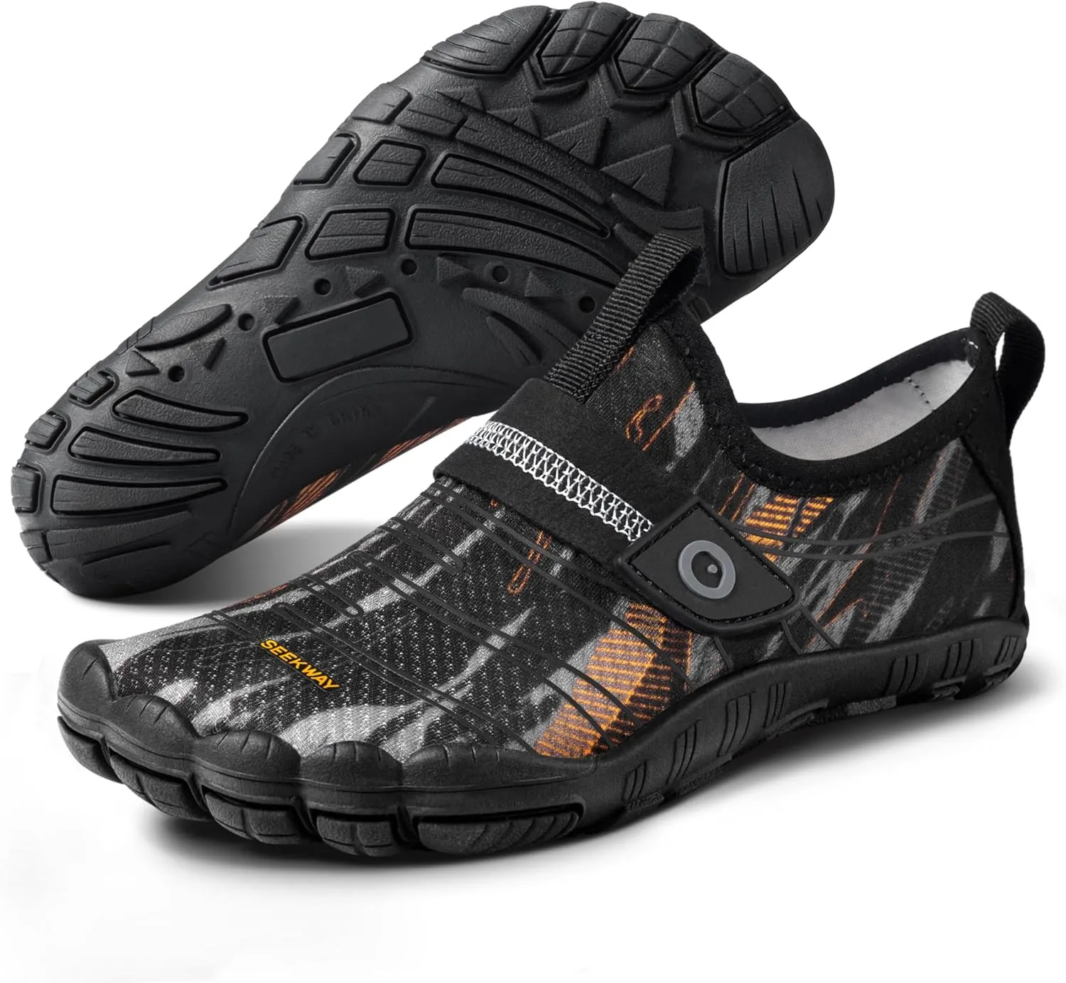 SEEKWAY Barefoot Water Shoes for Kids - Wide Toe Box and Quick-Dry Sand Shoes Toddler for Hiking Swim Beach Pool Kayak Sport Accessories, Camping Essentials Must-Haves for Boys Girls Sizes
