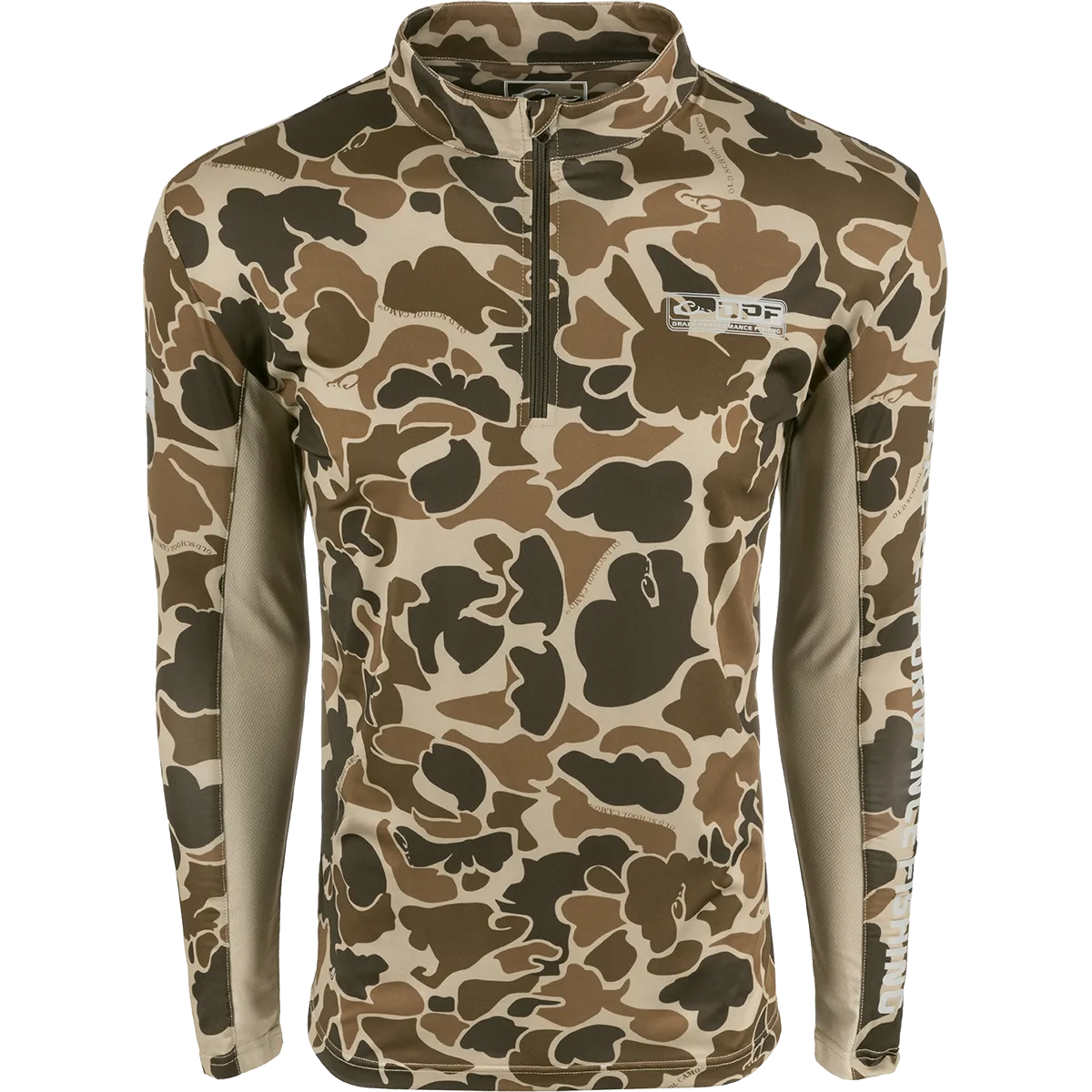 Shield 4 Arched Mesh Back 1/4 Zip L/S - Old School