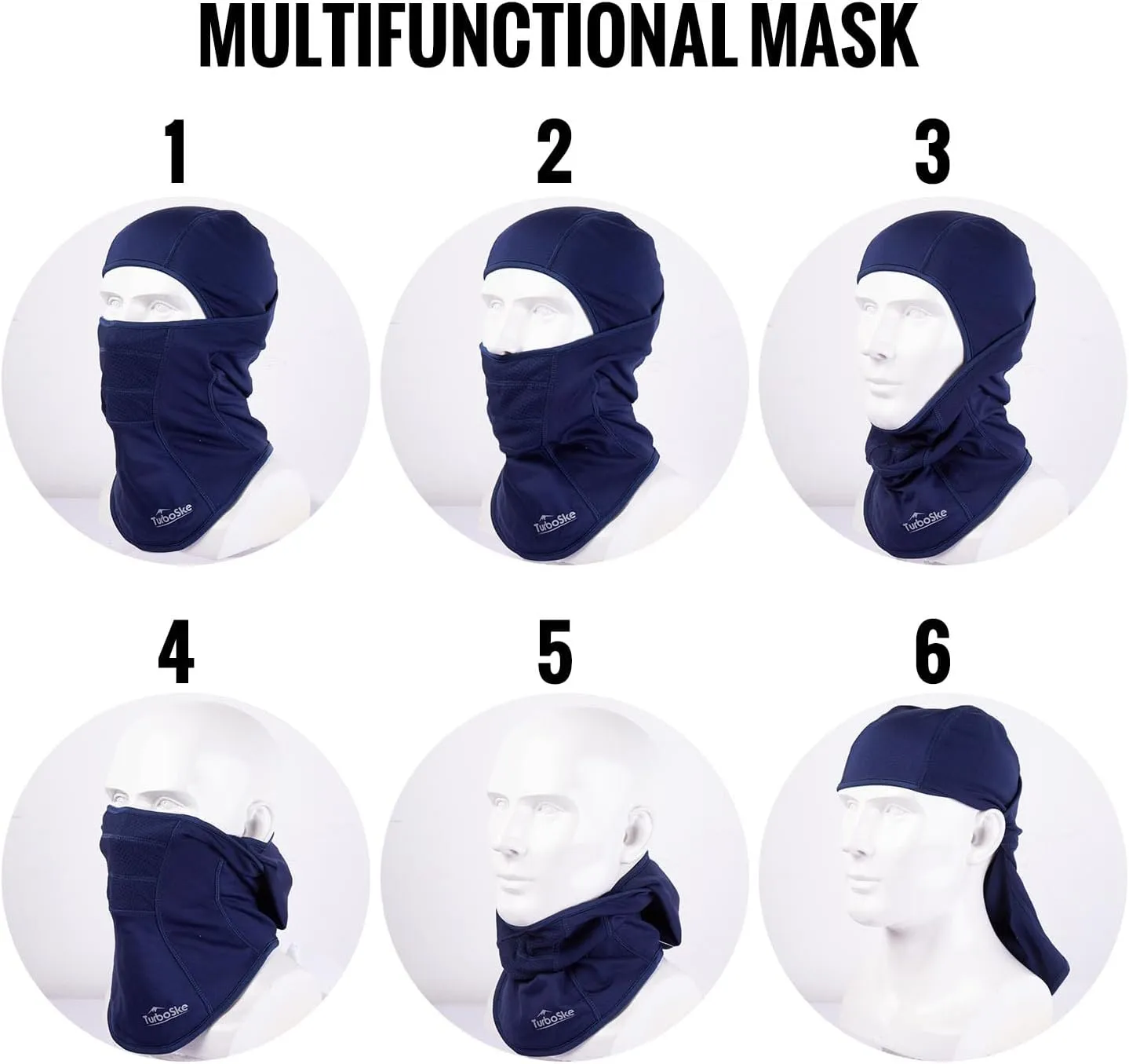 Ski Mask - Balaclava face Mask Wind Water Resistant for Cold Weather