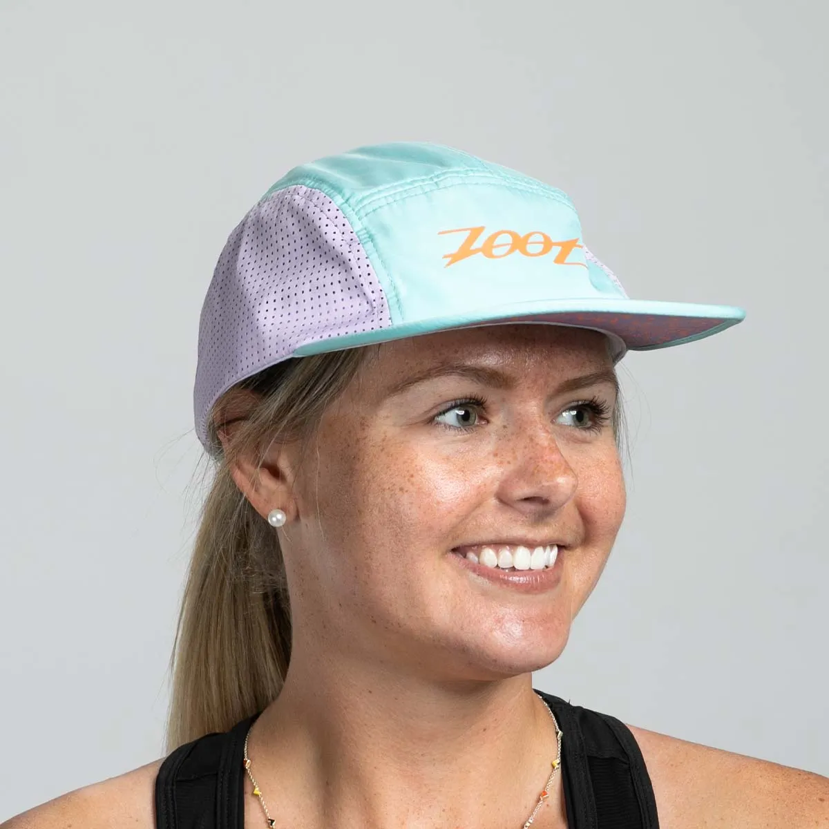Unisex Tech 5-Panel Hat - Mint Trail