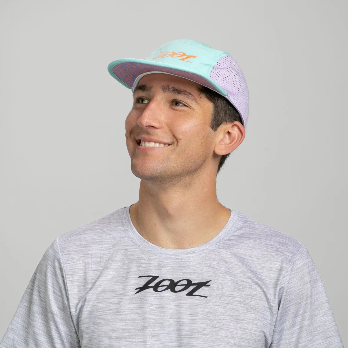 Unisex Tech 5-Panel Hat - Mint Trail