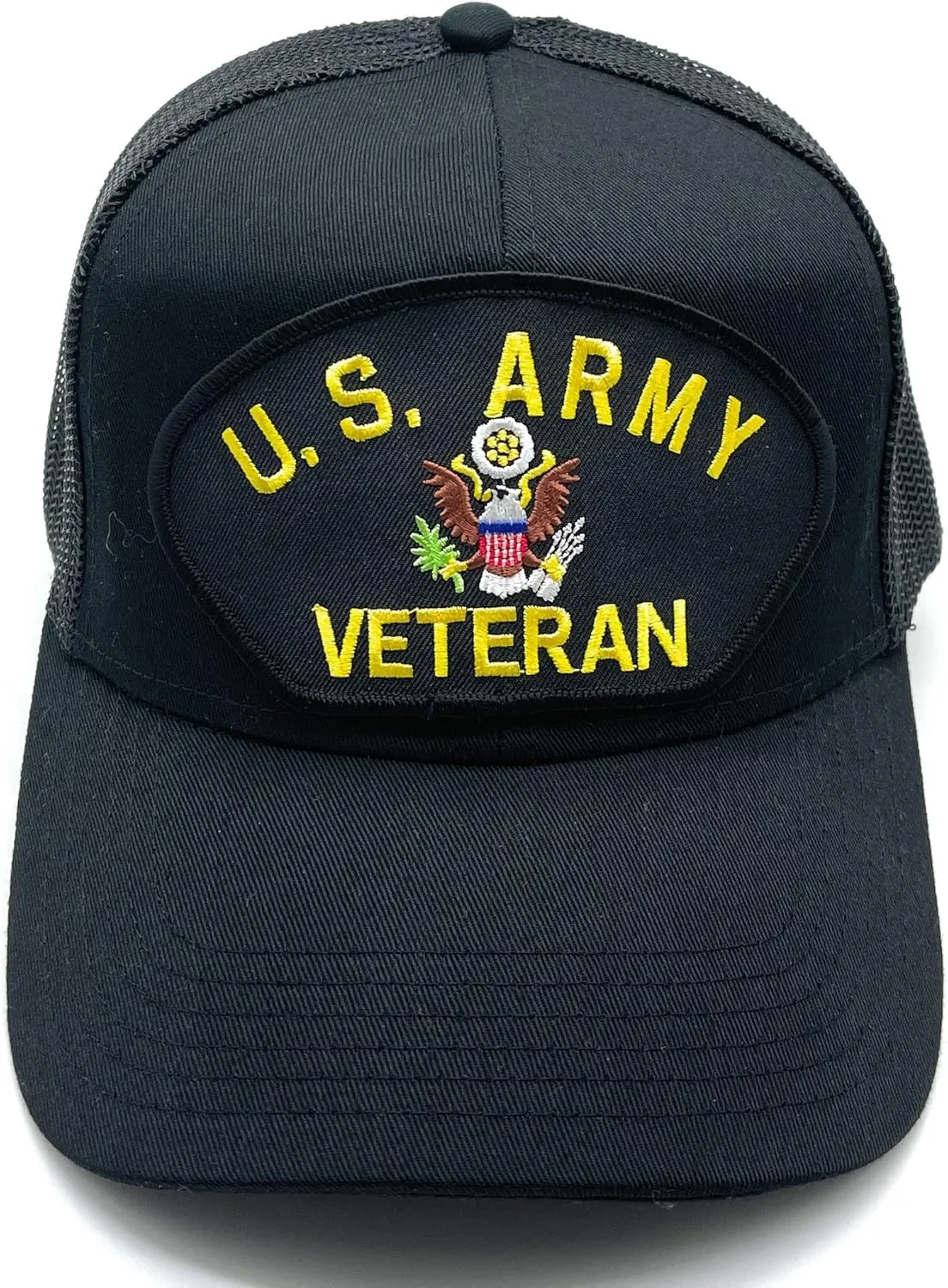 US Army Veteran Patch Mesh Adjustable Baseball Cap