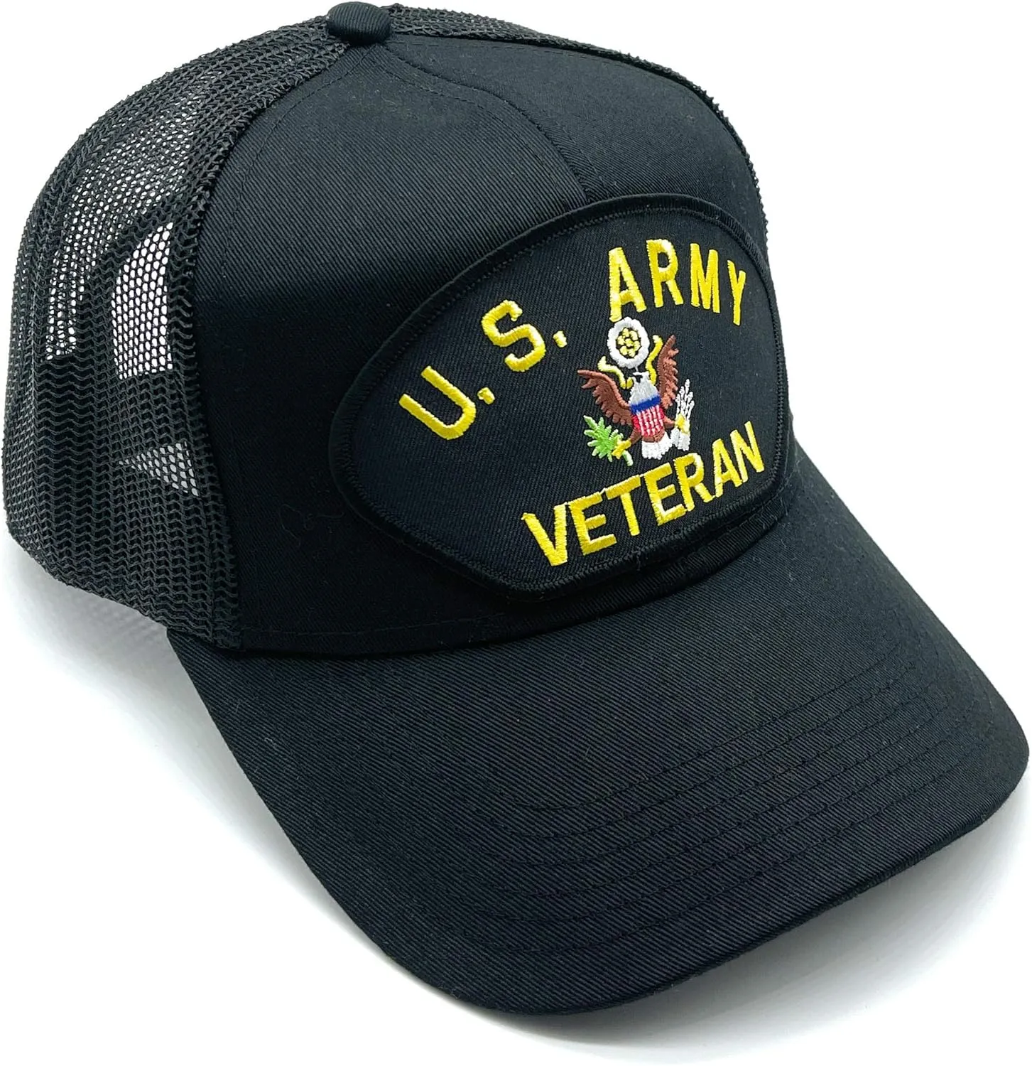 US Army Veteran Patch Mesh Adjustable Baseball Cap