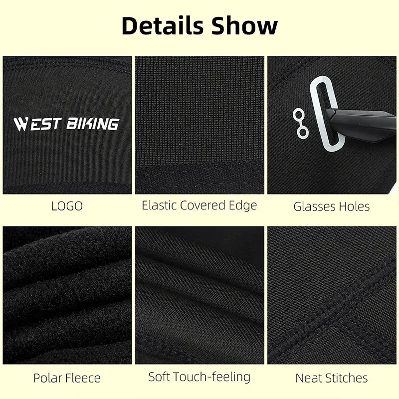 Winter Fleece Cycling Cap Windproof Thermal Skull Cap Helmet Liner Running Skiing Motocycle Riding Men MTB Bike Hat