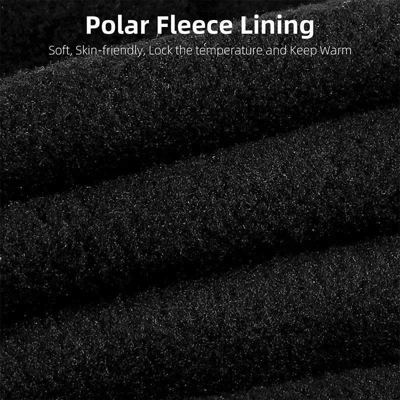 Winter Fleece Cycling Cap Windproof Thermal Skull Cap Helmet Liner Running Skiing Motocycle Riding Men MTB Bike Hat