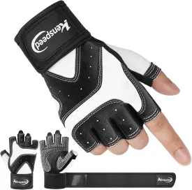 Workout Gloves Gym Gloves for Men and Women Weight Lifting Gloves with Wrist Support Full Palm Protection Breathable for Trainning, Cycling, Pull-ups, Rowing, Climbing